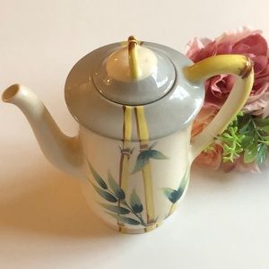 Weil Ware Bamboo Coffee Teapot Vintage Weil Ware Bamboo Tall Teapot VTG